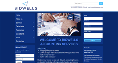 Desktop Screenshot of bidwellsaccounts.co.uk